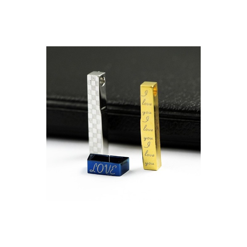 Collana Con Ciondolo In Titanio Per Coppia, Stile Nuovo E Alla Moda