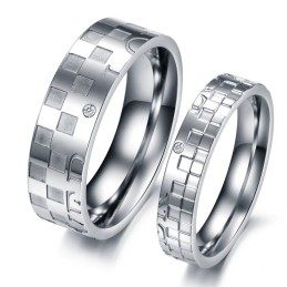 Anello In Titanio A Forma Di Puzzle Venduto Bene In Tutto Il Mondo Per Gli Amanti