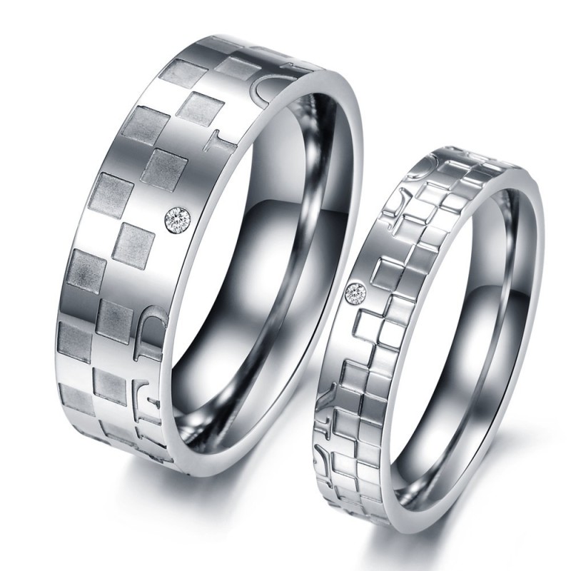 Anello In Titanio A Forma Di Puzzle Venduto Bene In Tutto Il Mondo Per Gli Amanti Anello In Titanio A Forma Di Puzzle Venduto Bene In Tutto Il Mondo Per Gli Amanti