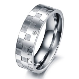 Anello In Titanio A Forma Di Puzzle Venduto Bene In Tutto Il Mondo Per Gli Amanti