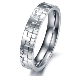Anello In Titanio A Forma Di Puzzle Venduto Bene In Tutto Il Mondo Per Gli Amanti