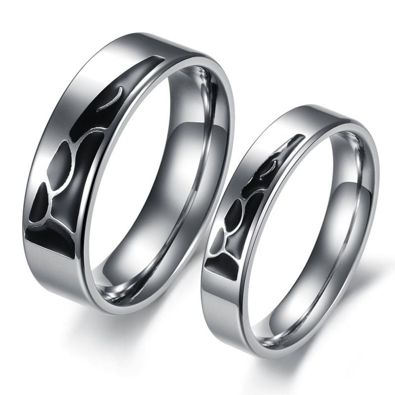 Anello In Titanio Di Qualità Stabile Per Gli Amanti Anello In Titanio Di Qualità Stabile Per Gli Amanti