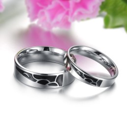 Anello In Titanio Di Qualità Stabile Per Gli Amanti