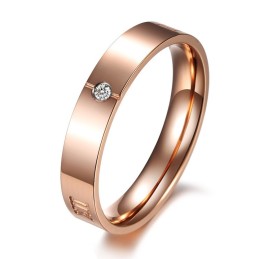 Anello In Titanio Con Numeri Romani Dalle Prestazioni Affidabili Per Gli Amanti