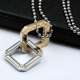 Collana Con Ciondolo In Titanio, Regalo Di Moda E Stile Nuovo