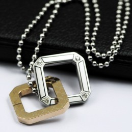 Collana Con Ciondolo In Titanio, Regalo Di Moda E Stile Nuovo