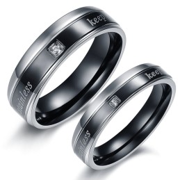 Anello In Titanio Elegante E Di Qualità Stabile Per Gli Amanti