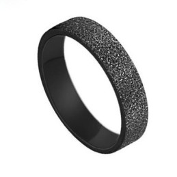 Anello In Titanio Nero Di Qualità Superiore Per Gli Amanti