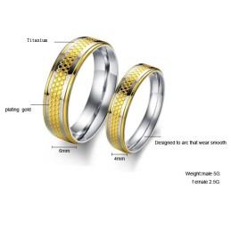 Anello In Titanio Per Amanti, Venduto Bene In Tutto Il Mondo