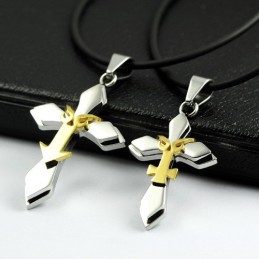 Ciondolo E Collana In Titanio Per Coppia Alla Moda (Un Paio)
