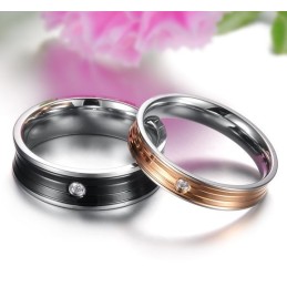 Anello In Titanio Conciso Di Eccellente Qualità Per Gli Amanti