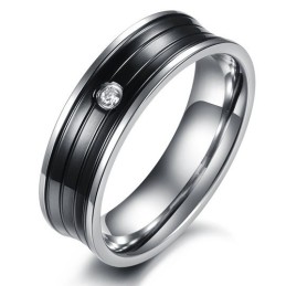 Anello In Titanio Conciso Di Eccellente Qualità Per Gli Amanti