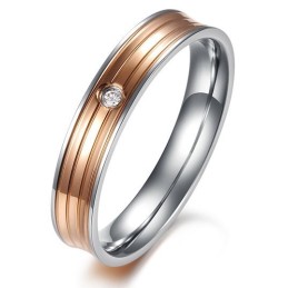 Anello In Titanio Conciso Di Eccellente Qualità Per Gli Amanti