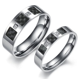 Anello In Titanio Di Alta Qualità Per Gli Amanti