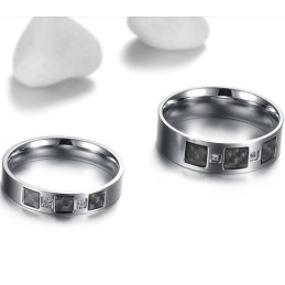 Anello In Titanio Di Alta Qualità Per Gli Amanti