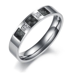 Anello In Titanio Di Alta Qualità Per Gli Amanti