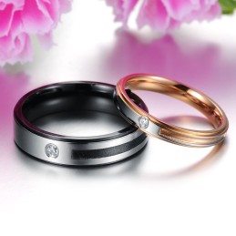 Anello In Titanio Conciso E Facile Da Usare Per Gli Amanti
