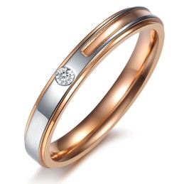 Anello In Titanio Conciso E Facile Da Usare Per Gli Amanti