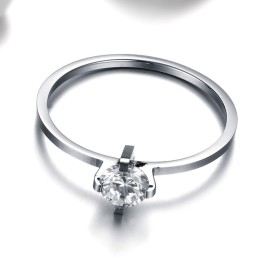 Anello In Titanio Dalle Prestazioni Affidabili Per Gli Amanti Con Strass