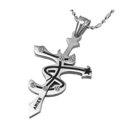 Collana In Titanio Di Alta Qualità Con Simbolo Dell'Ariete