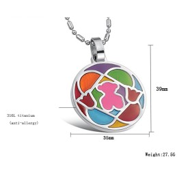 Collana In Titanio Di Forma Rotonda Di Eccellente Qualità