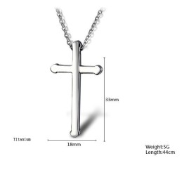 Collana Con Croce In Titanio Venduta Bene In Tutto Il Mondo