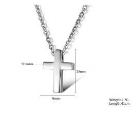 Collana In Titanio Con Croce Femminile, Qualità E Quantità Garantite