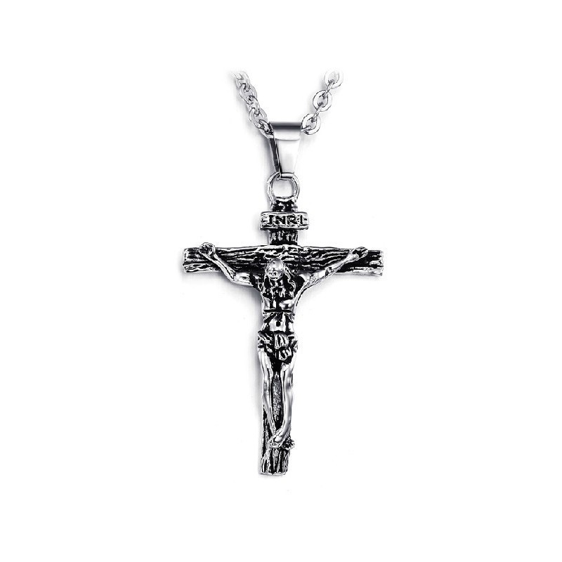 Collana In Titanio Con Croce Facile Da Usare Collana In Titanio Con Croce Facile Da Usare