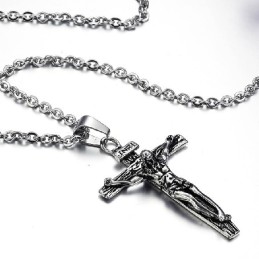 Collana In Titanio Con Croce Facile Da Usare