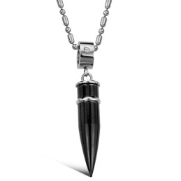 Collana In Titanio Nero Di Qualità Superiore