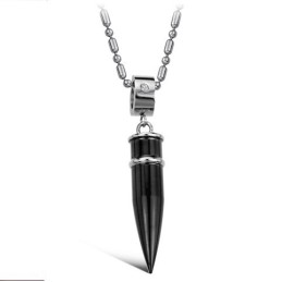 Collana In Titanio Nero Di Qualità Superiore