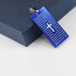 Collana E Ciondolo Con Croce Classica Della Bibbia Da Uomo, Regalo Di Moda Per Un Amico