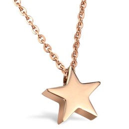 Collana In Titanio A Forma Di Stella Di Eccellente Qualità