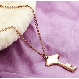 Collana In Titanio Con Chiave Femminile E Reputazione Affidabile