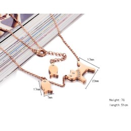 Collana In Titanio "I Gatti Mangiano I Pesci" Venduta Bene In Tutto Il Mondo