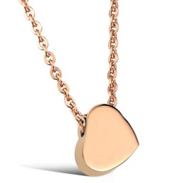 Collana In Titanio A Forma Di Cuore Di Fama Mondiale