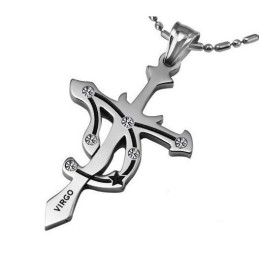 Collana In Titanio Di Qualità Superiore Con La Vergine