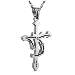 Collana In Titanio Di Qualità Superiore Con La Vergine