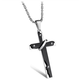 Ampia Varietà Di Collana Con Croce In Titanio