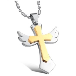Noto Per La Sua Collana In Titanio Con Croce Di Alta Qualità