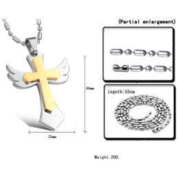 Noto Per La Sua Collana In Titanio Con Croce Di Alta Qualità