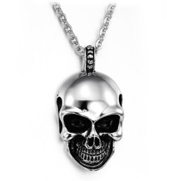Collana In Titanio Con Teschio "The King Of Quantity"