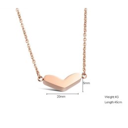 Collana In Titanio "Sweetheart" Di Qualità Affidabile