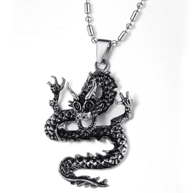 Collana Kirin In Titanio Maschile Di Alta Qualità Collana Kirin In Titanio Maschile Di Alta Qualità