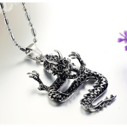 Collana Kirin In Titanio Maschile Di Alta Qualità