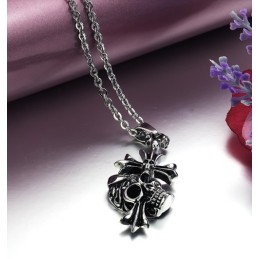 Collana In Titanio Con Croce Maschile "The King Of Quantity"
