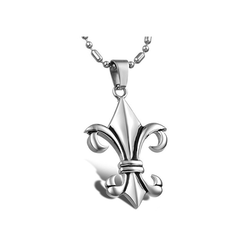 Per Godere Di Un'Alta Reputazione In Patria E All'Estero, Collana In Titanio Maschile Per Godere Di Un'Alta Reputazione In Patria E All'Estero, Collana In Titanio Maschile