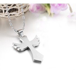Collana In Titanio Con Croce Di Qualità Stabile