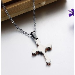 Collana In Titanio Con Croce Femminile Di Qualità Affidabile