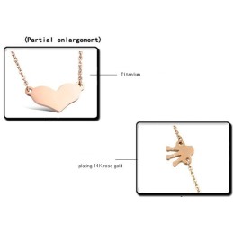 Collana In Titanio Sweetheart Di Eccellente Qualità